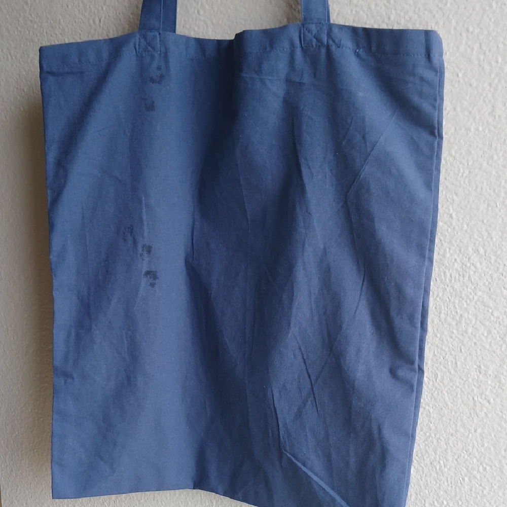 Blue Denim Tote with Playful Patches - Picture 11 of 11
